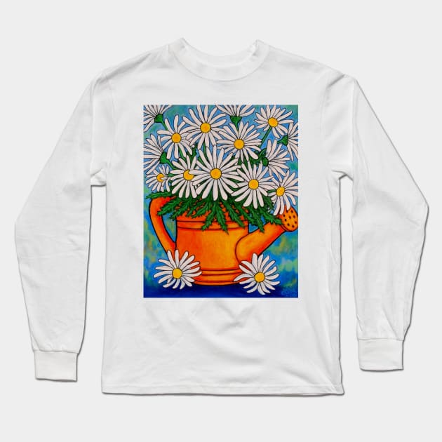 Crazy for Daisies Long Sleeve T-Shirt by LisaLorenz